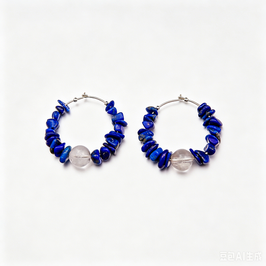 [AC-260050]The Cosmic Compass: Starry Vision Lapis Lazuli & Clear Quartz