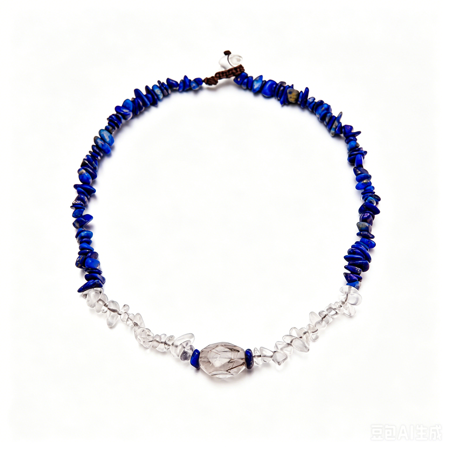 [AB-260044]The Golden Matrix: Illuminated Vision  Lapis Lazuli & Clear Quartz & Rutilated Quartz