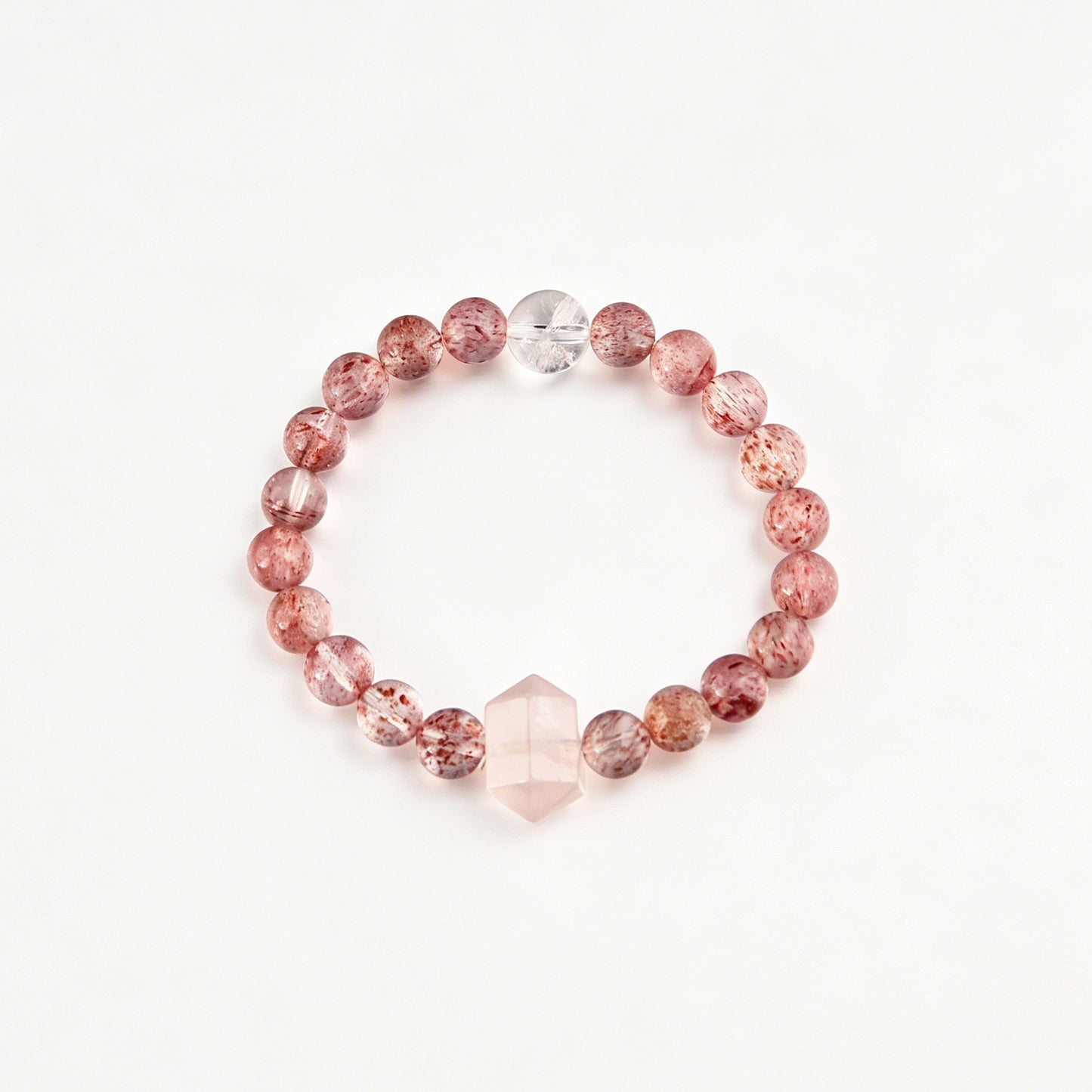 [AA-260001]The Self-Love Attraction Bracelet  Strawberry Quartz  Love & Relationships