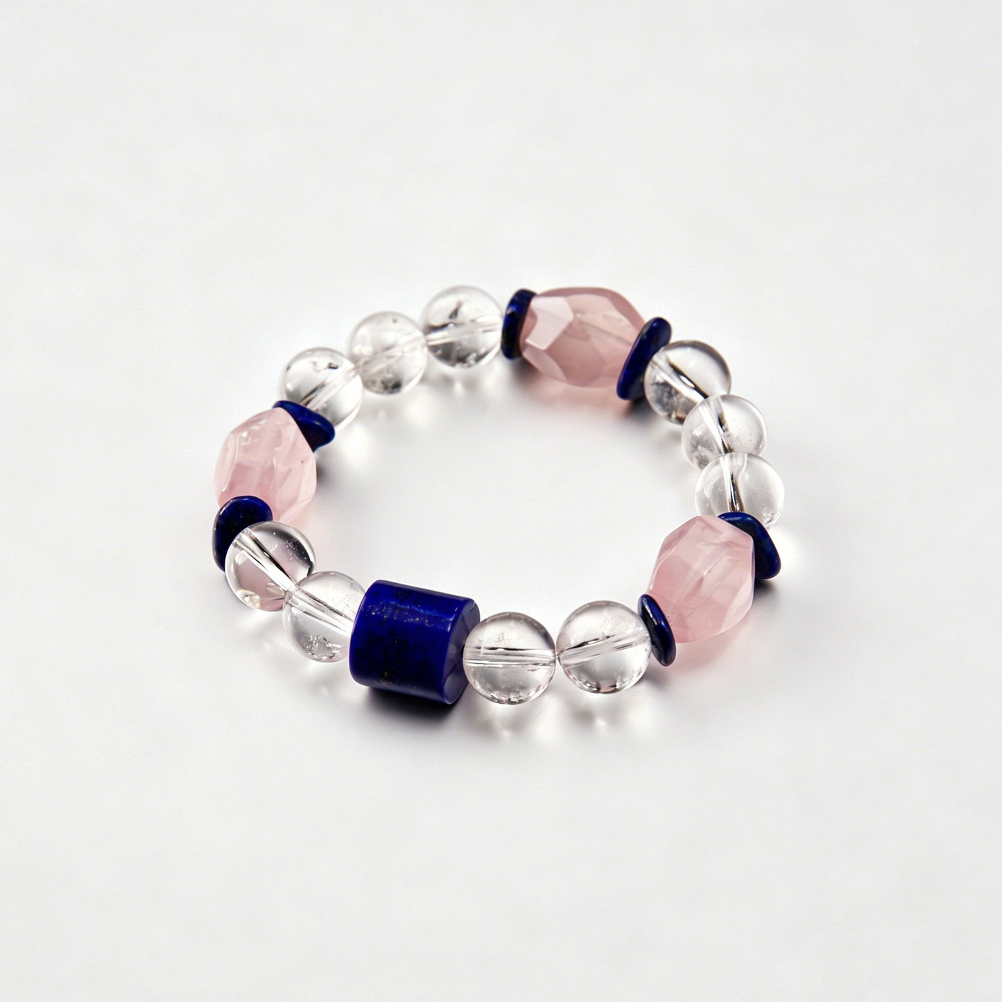 [AA-260020]Speak YSpeak Your Truth Gentlyour Truth Gently Rose Quartz & Lapis Lazuli & Clear Quartz