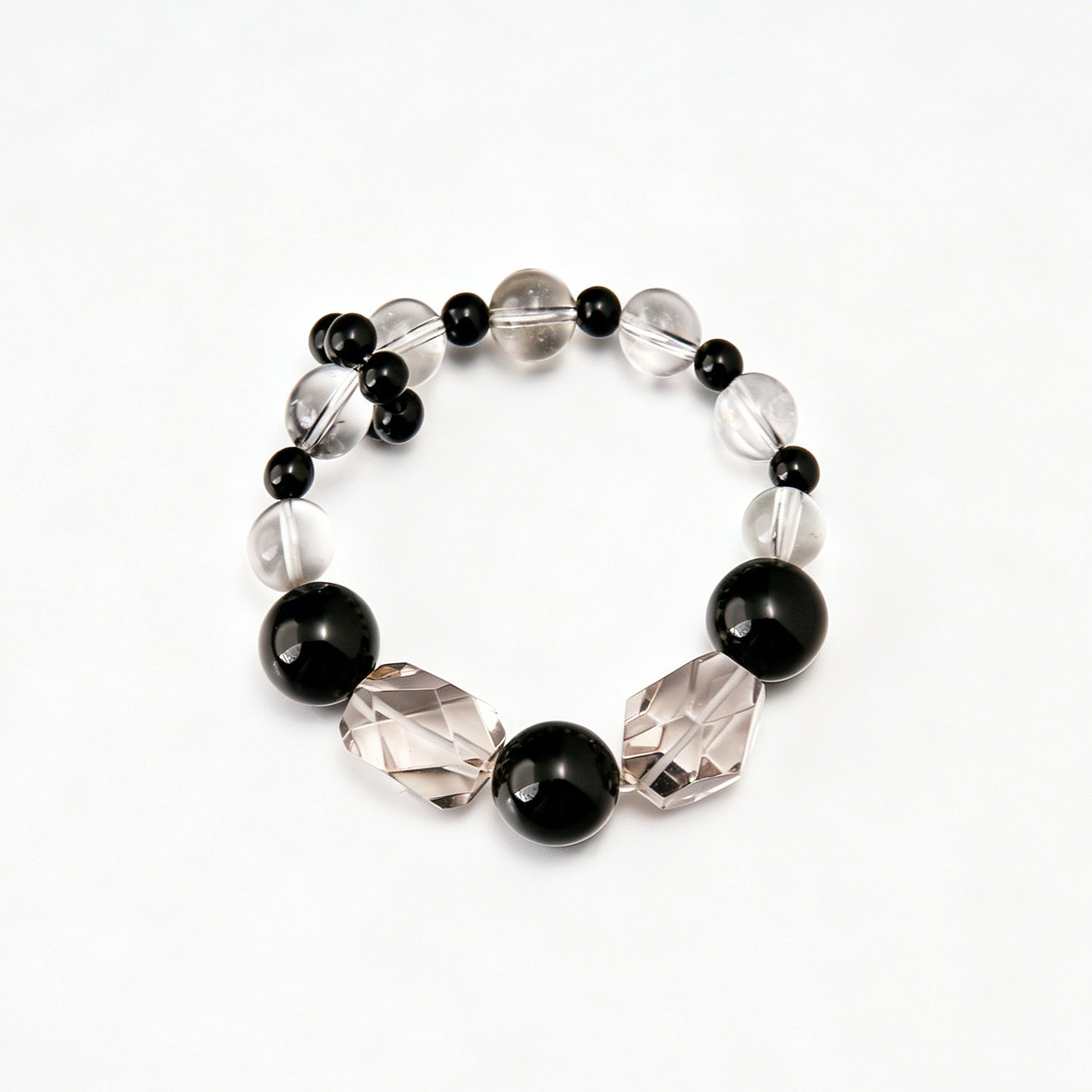 [AA-260016] Deep Earth Anchor  Obsidian  &  Smoky Quartz  Protection & Shielding