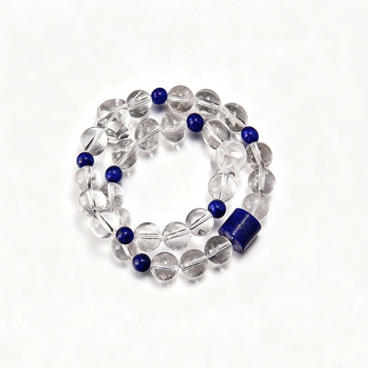 [AA-260027] Sapphire Wisdom: Mind Clarity  Lapis Lazuli & Clear  QuartzIntuition & Higher Self