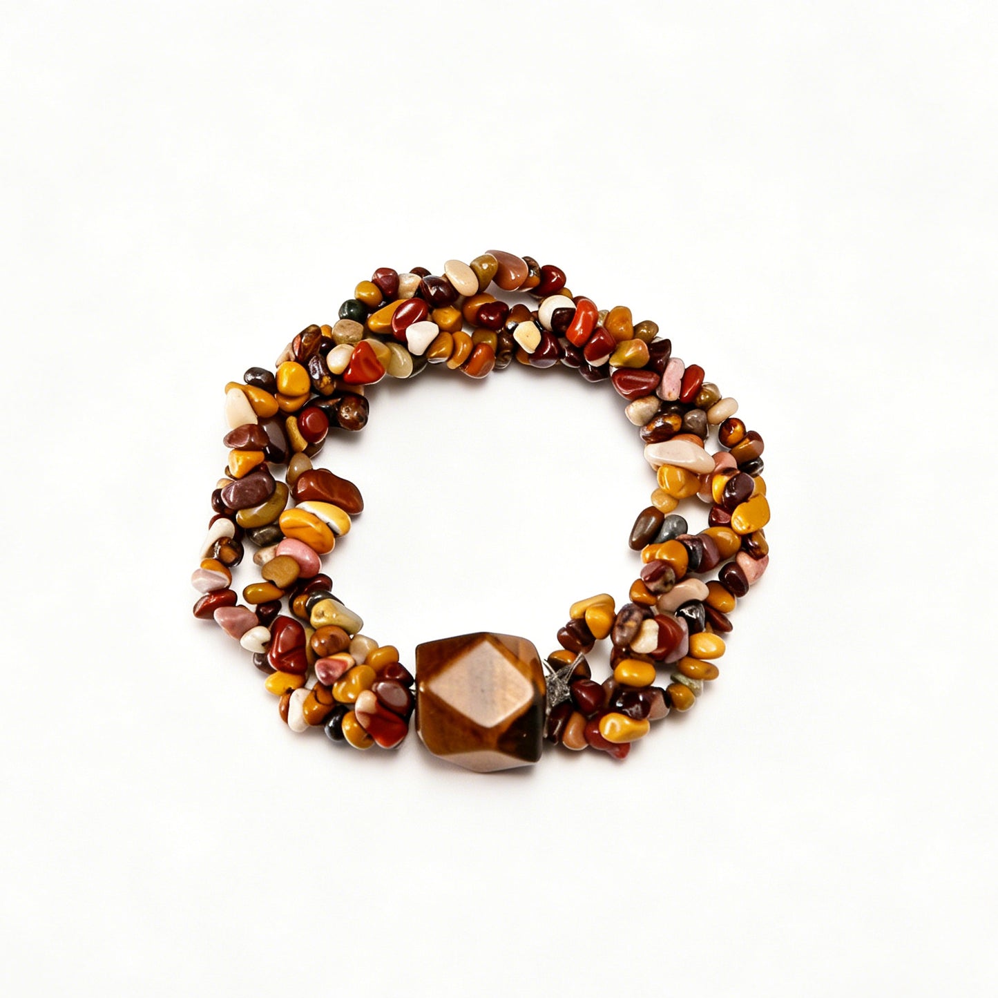 [AA-260034]Sacral Chakra Awakening  Tiger's Eye & Yolk Stone Vitality & Balance