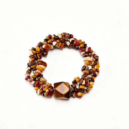 [AA-260034]Sacral Chakra Awakening  Tiger's Eye & Yolk Stone Vitality & Balance