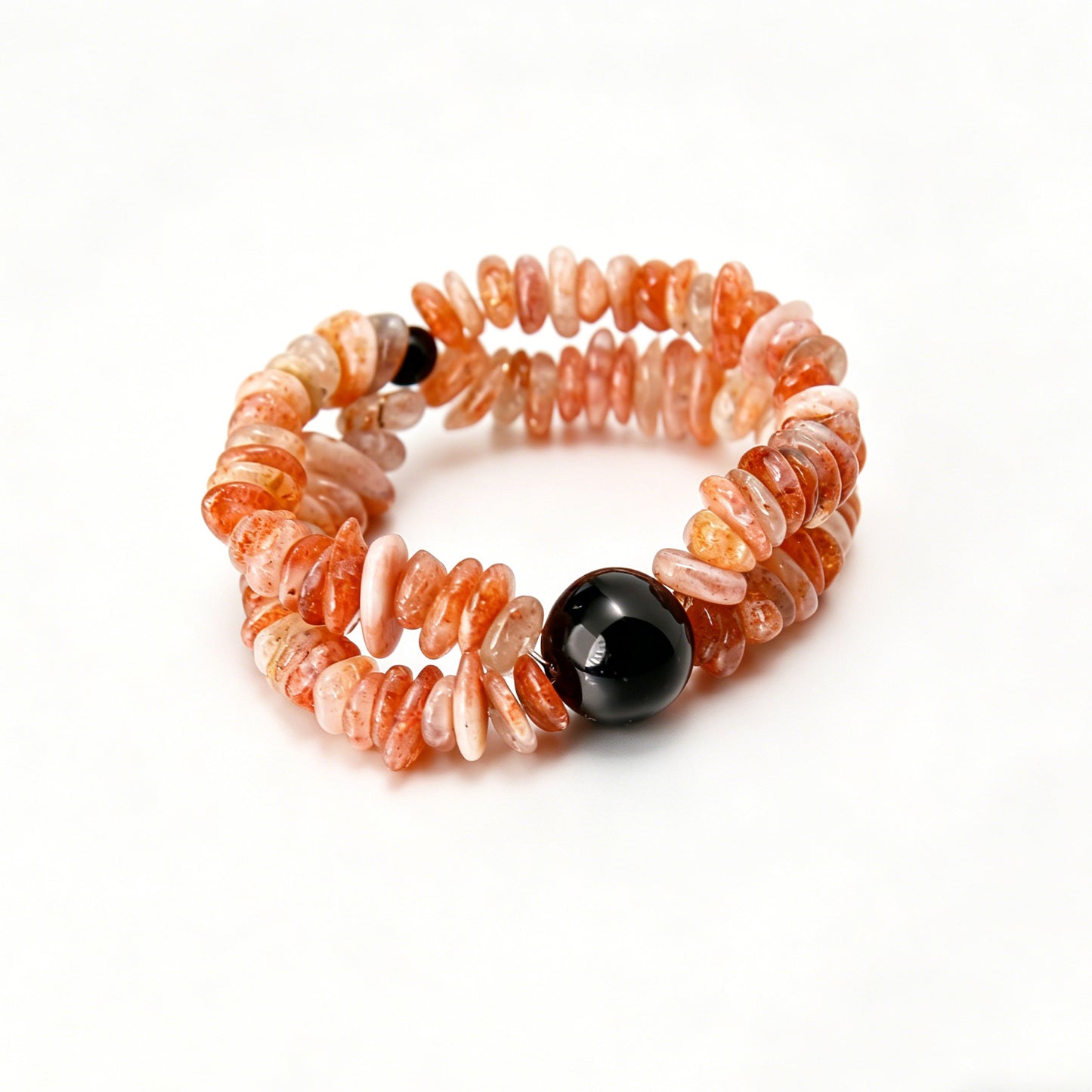 [AA-260037]Strength & Endurance Strawberry Quartz & Obsidian Vitality & Balance