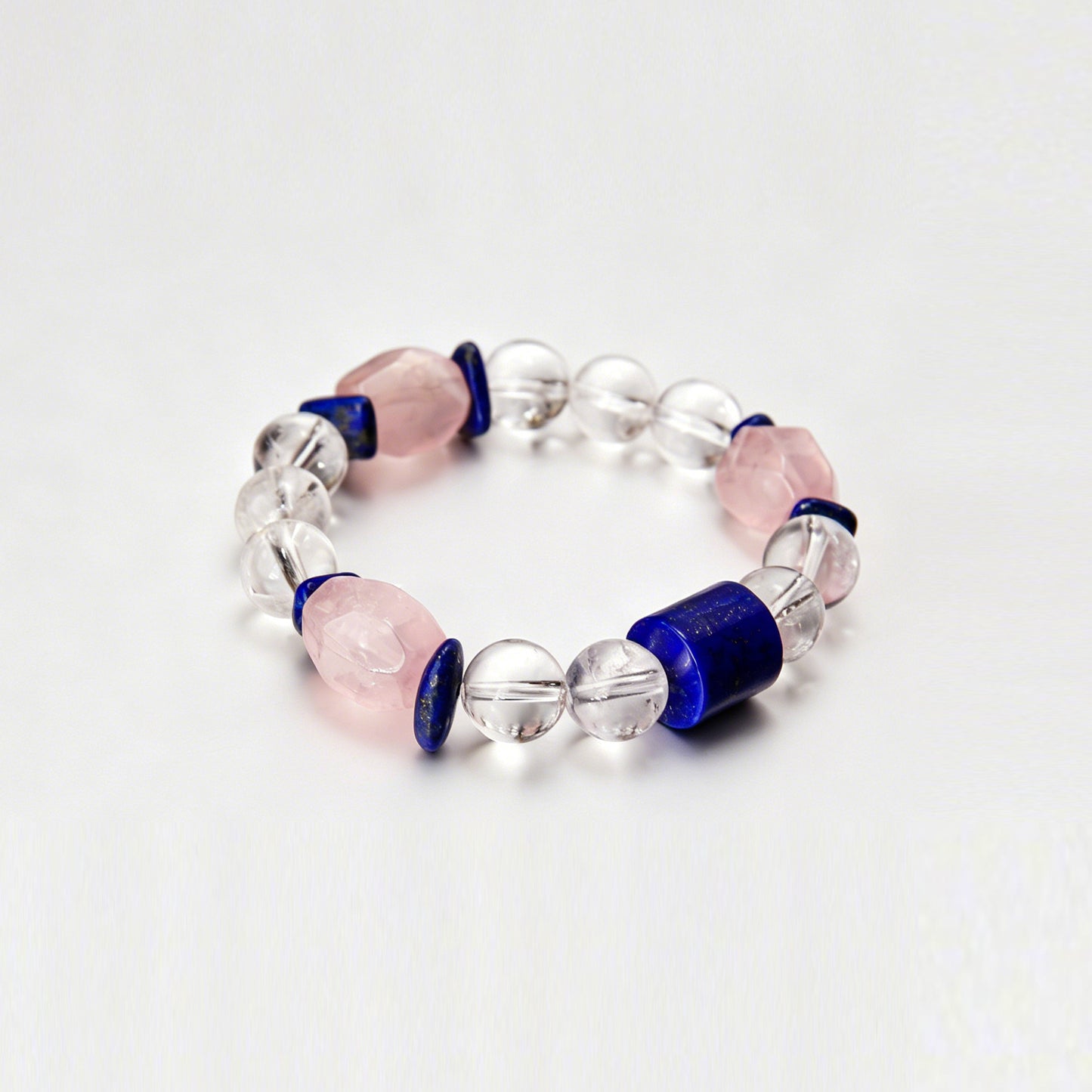 [AA-260020]Speak YSpeak Your Truth Gentlyour Truth Gently Rose Quartz & Lapis Lazuli & Clear Quartz