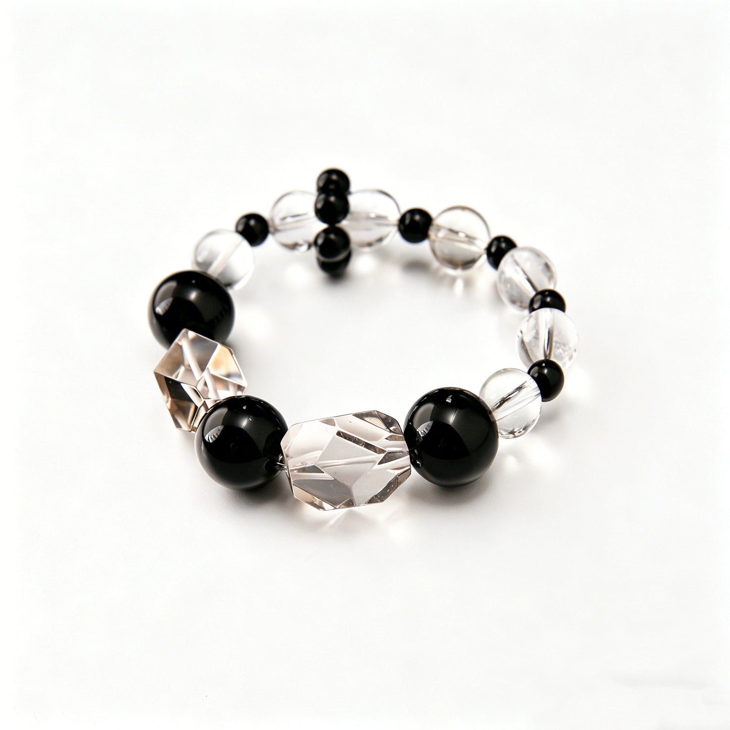 [AA-260016] Deep Earth Anchor  Obsidian  &  Smoky Quartz  Protection & Shielding