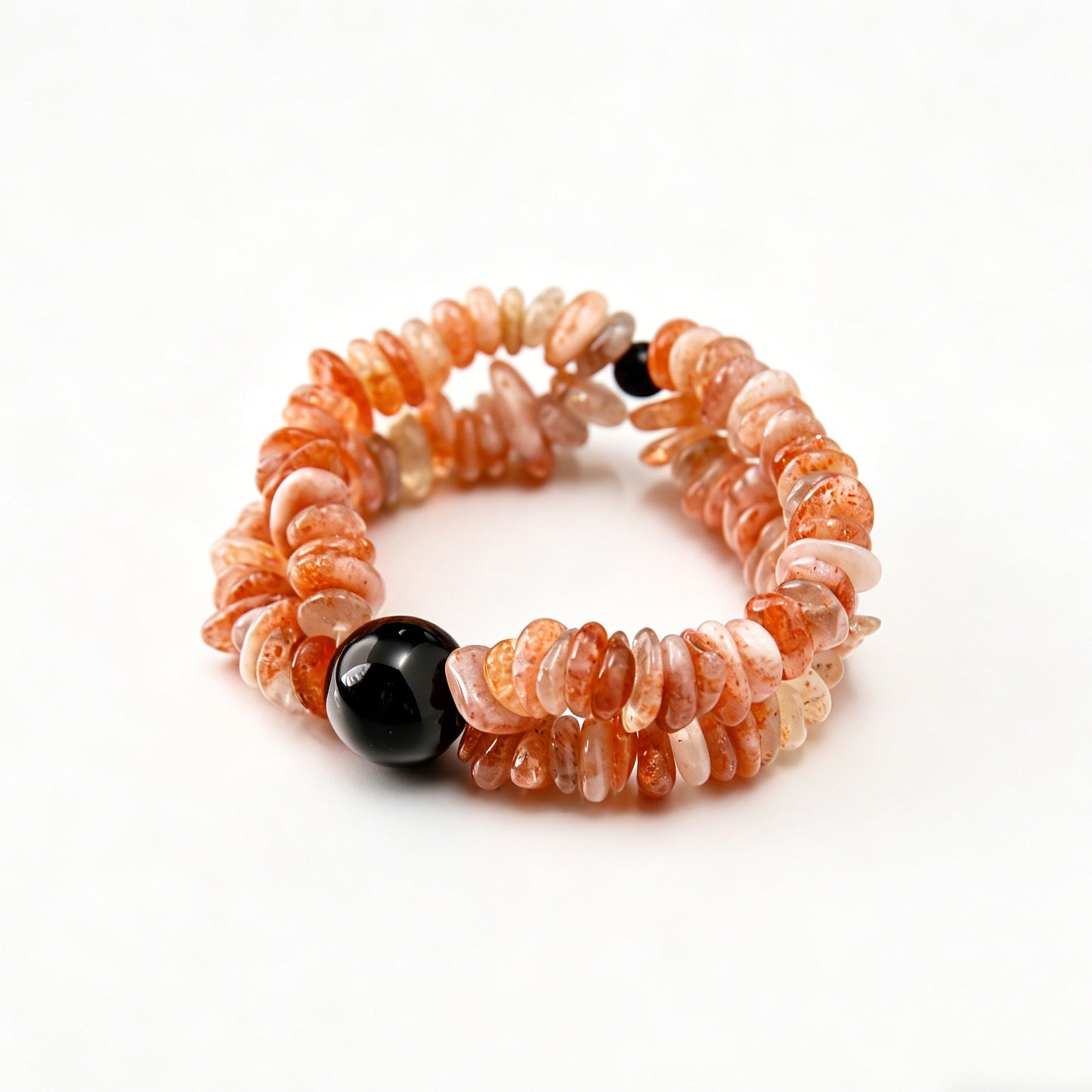 [AA-260037]Strength & Endurance Strawberry Quartz & Obsidian Vitality & Balance