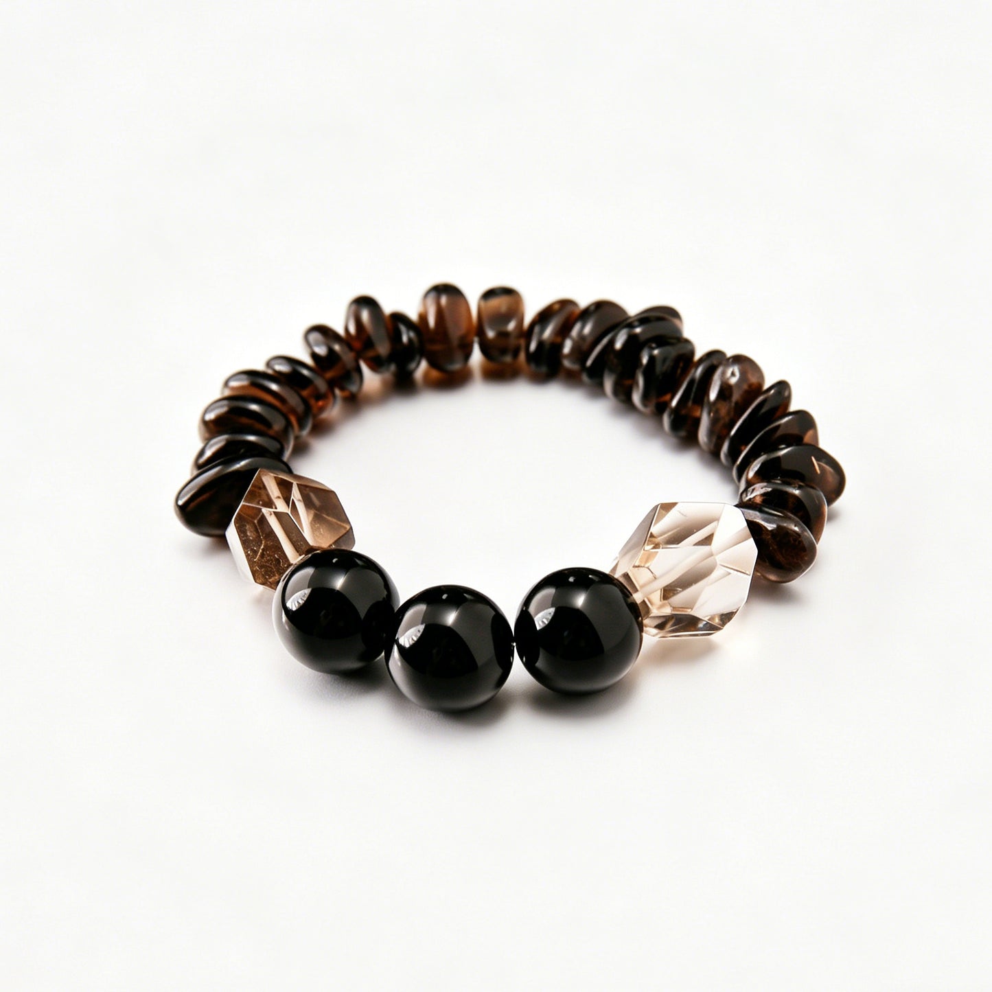 [AA-260013] The Root Shield Smoky Quartz & Obsidian Protection & Shielding