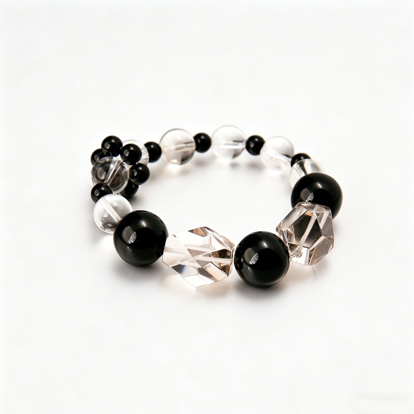[AA-260016] Deep Earth Anchor  Obsidian  &  Smoky Quartz  Protection & Shielding