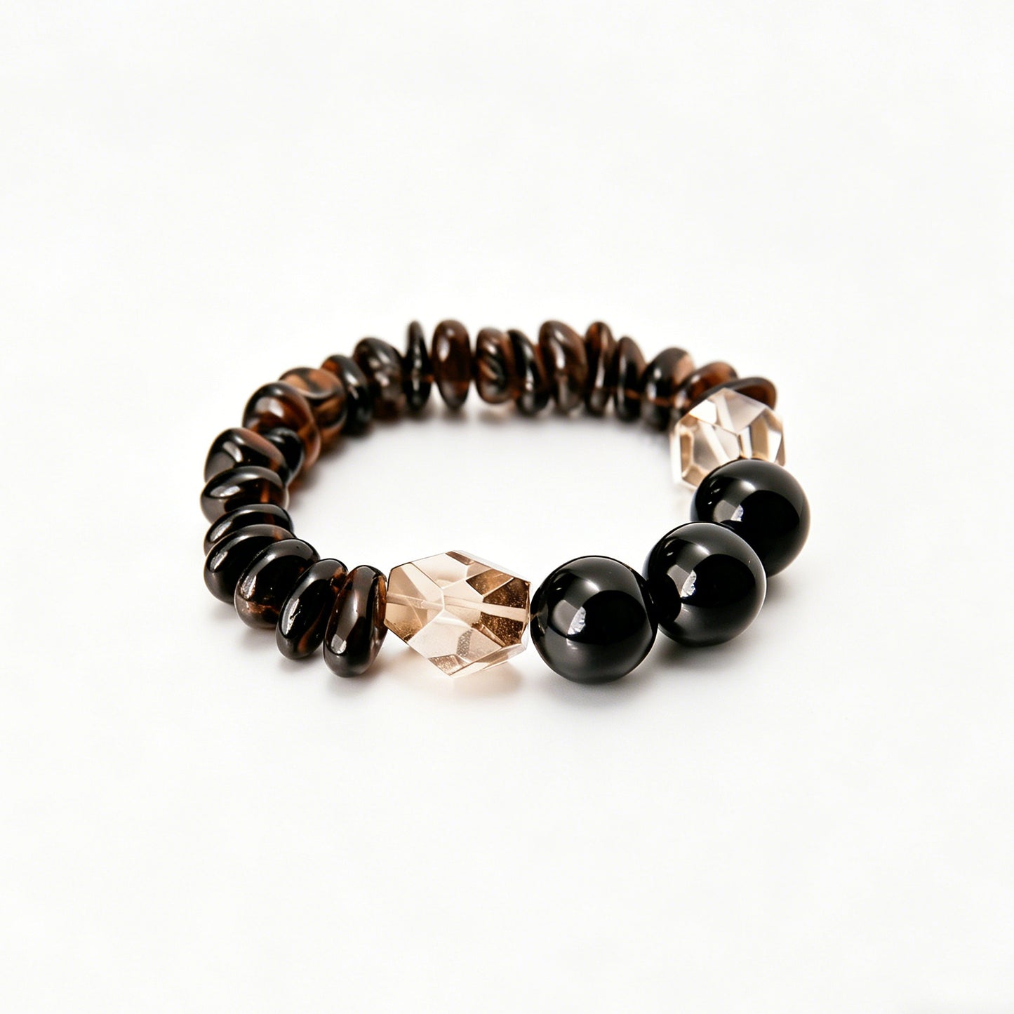 [AA-260013] The Root Shield Smoky Quartz & Obsidian Protection & Shielding