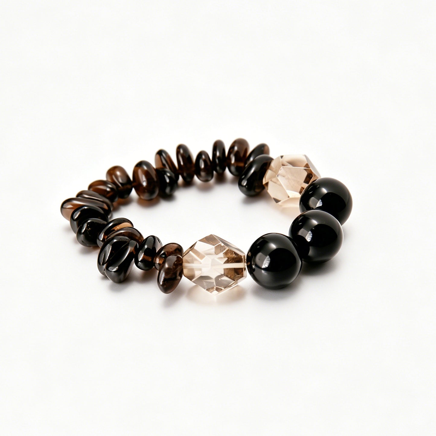 [AA-260013] The Root Shield Smoky Quartz & Obsidian Protection & Shielding