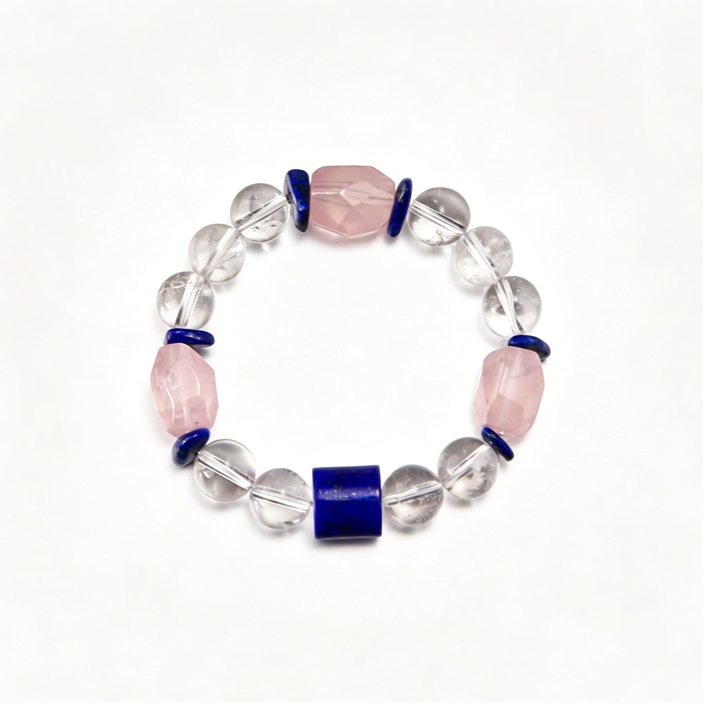 [AA-260020]Speak YSpeak Your Truth Gentlyour Truth Gently Rose Quartz & Lapis Lazuli & Clear Quartz