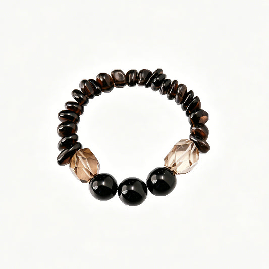 [AA-260013] The Root Shield Smoky Quartz & Obsidian Protection & Shielding
