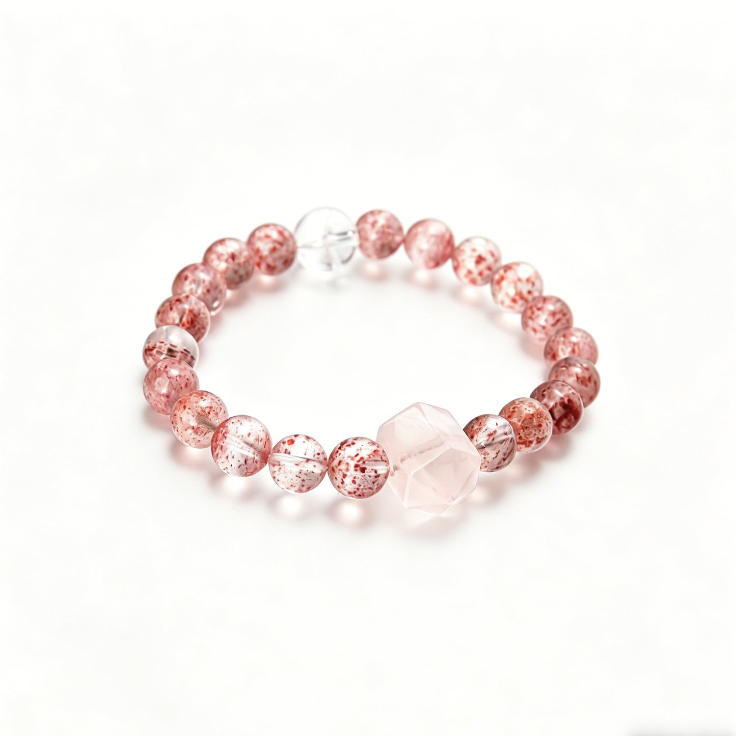 [AA-260001]The Self-Love Attraction Bracelet  Strawberry Quartz  Love & Relationships